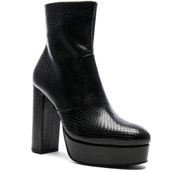 * Elysewalker Los Angeles Snakeskin Booties 0869 - Picture 2 of 10